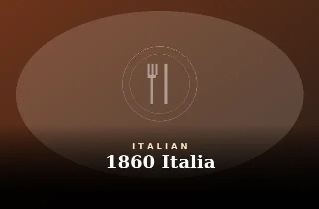 1860 Italia Menu With Prices