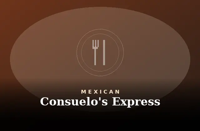 Consuelo’s Express Menu With Prices