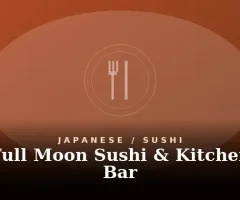 Full Moon Sushi Menu With Prices