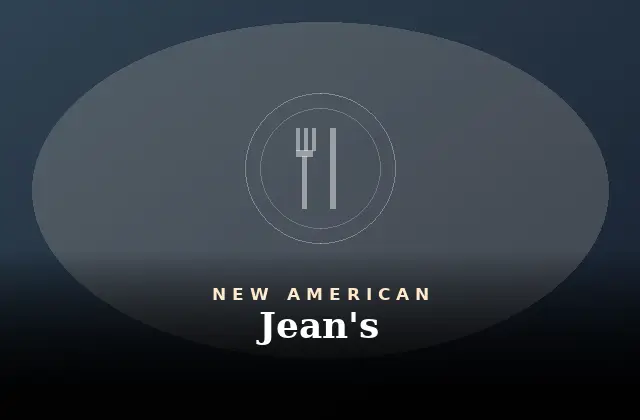 Jean’s NYC Menu With Prices