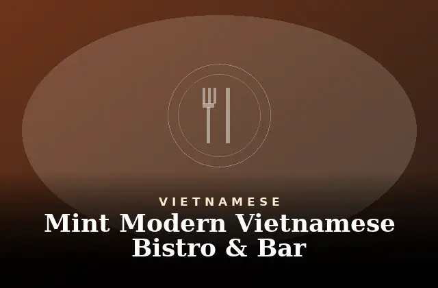 Mint Modern Vietnamese Menu With Prices