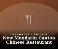 New Mandarin Canton Chinese Restaurant Menu With Prices