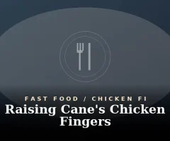 Raising Cane’s Menu With Prices