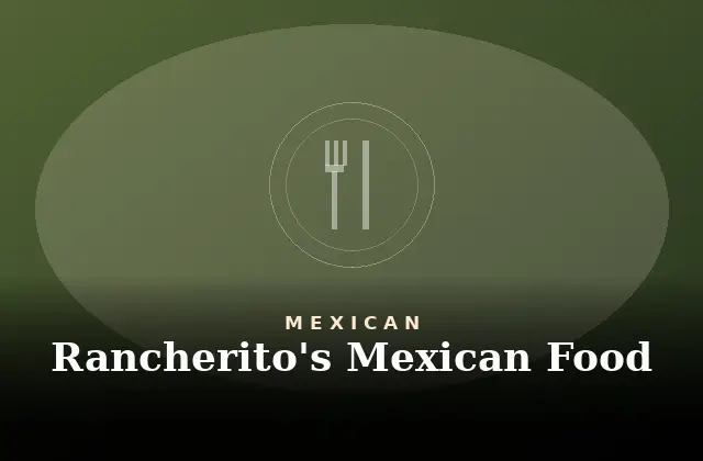 Rancheritos Menu With Prices