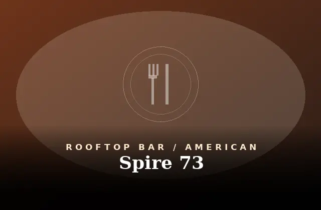 Spire 73 Menu With Prices