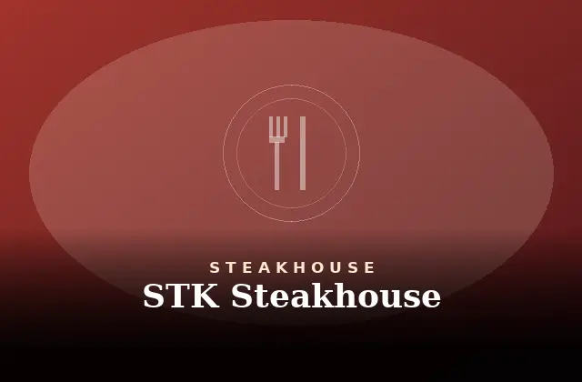 STK Charlotte Menu With Prices